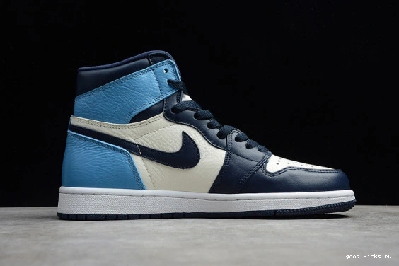 555088-140 OG - Retro 555088-140 UNC University High Jordan Obsidian 1 | Blue Air 0324